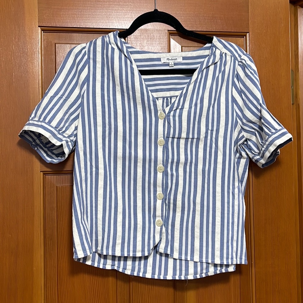 Madewell striped blouse